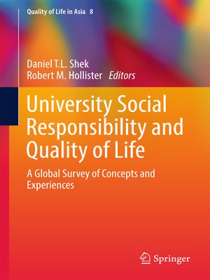 cover image of University Social Responsibility and Quality of Life